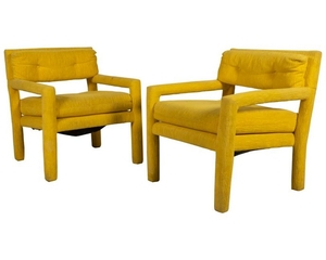 Milo Baughman Style - Arm Chairs