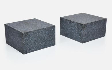 Modernist, Granite End Tables (2)
