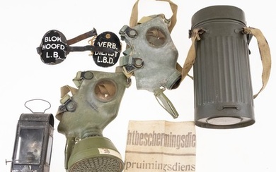 Nice lot of various Dutch L.B.D. Luchtbeschermingsdienst (air raid wardens),...
