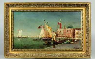 Oil Painting Felix Ziem ( French 1821-1911 )