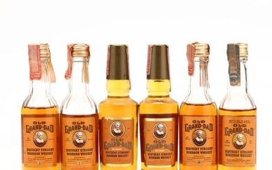 Old Grand Dad Kentucky Straight Bourbon Whiskey Miniatures