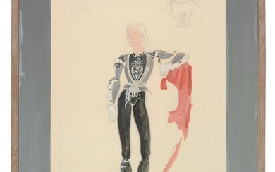 Oliver Hilary Sambourne Messel (1904-1978), Costume design for Leslie Howard, as Romeo at Sycamore Grove, for the Goldwyn-Mayer production of Romeo and Juliet, 1936
