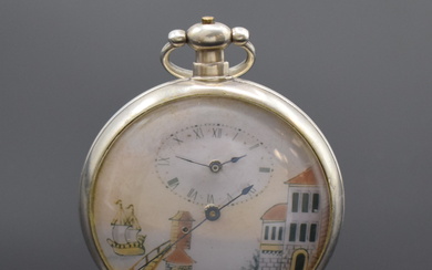Open face pocket watch for the Chinese market, construction method...