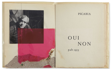 PICABIA, Francis, et Rose ADLER. Oui non. [Alès], PAB, 1953