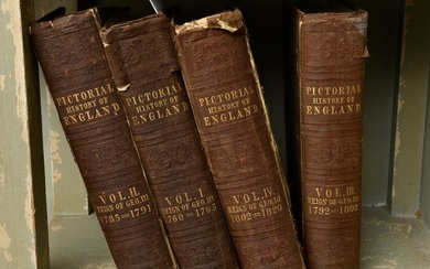 PICTORIAL HISTORY OF ENGLAND, FOUR VOLUMES