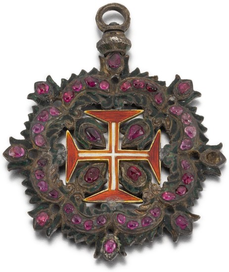 PROBABLY SPANISH, CIRCA 1700 | Pendant with the Cross of the Military Order of Christ