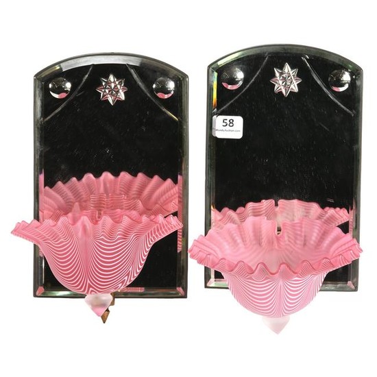 Pair Candle Wall Sconces