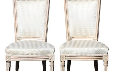 Pair of Louis XVI Beechwood Side Chairs
