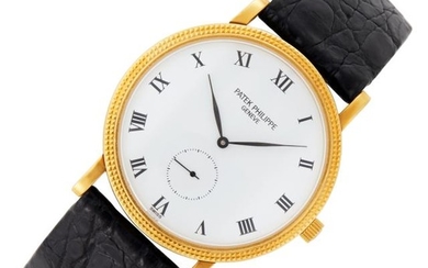 Patek Philippe, Gentleman's Gold 'Calatrava' Wristwatch, Ref. 3919
