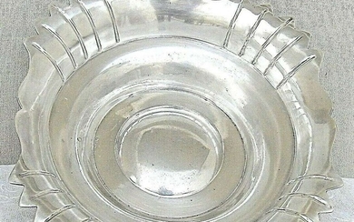 Poland Art Deco Silver Large Fruit Bowl, 336gr., signed: SS Krakow