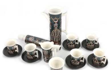 Portmeirion Magic City coffee set
