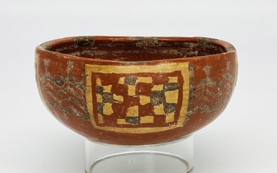 Pre-columbian Chupicuaro Polychrome Pottery Bowl