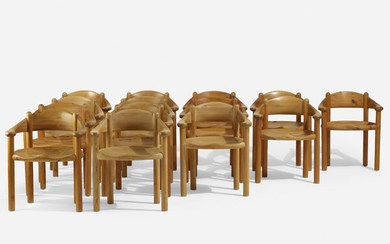 Rainer Daumiller, dining chairs, set of fourteen