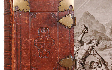 Rare Bible, High quality engravings, Large size, bound in leather,...