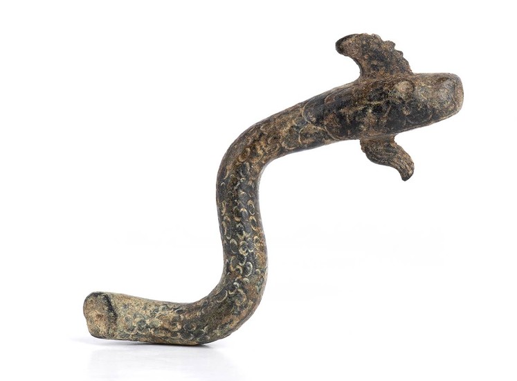 Rare Roman bronze Dragon, 1st-2nd century AD, lenght cm...
