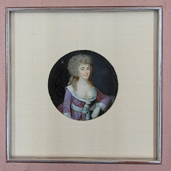 Signed Miniature Portrait by Charles Willson Peale