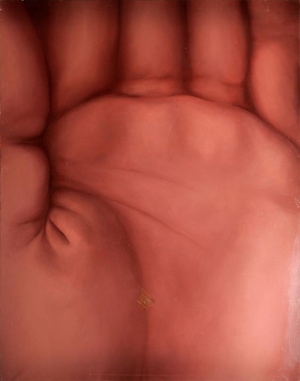 Rauer, Herbert (Monke). '' Pink hand ''. painting