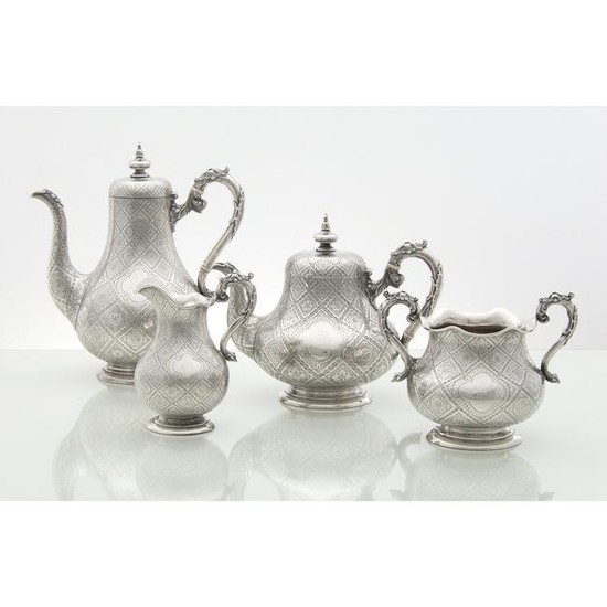 Robert Hennell III Victorian Sterling Tea and Coffee