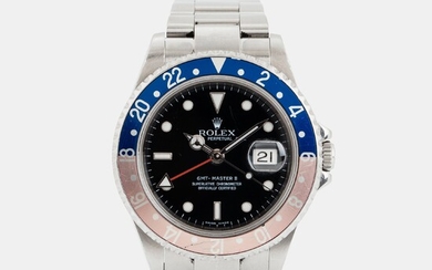 Rolex, GMT-Master II, "3186-movement", "Rectangular Dial"