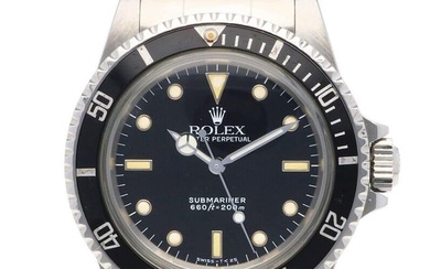 Rolex Submariner Oyster Perpetual Stainless 5513 Mens Watch Pre-Owned