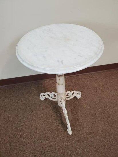 Round Marble Top Stand