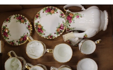Royal Albert Old Country Roses Patterned Coffee ware items t...