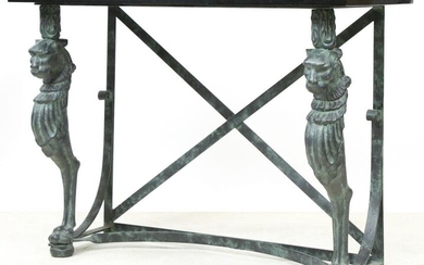 Sarreid Classical Iron Console Table
