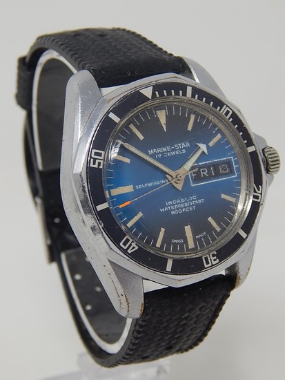Sicura Marine Star Gentleman's Swiss Wristwatch: 17 Jewels: ...