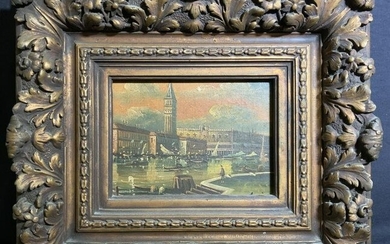 Signed Oil Painting of Big Ben & River Thames