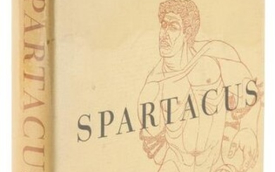 Spartacus by Howard Fast, signed in dj