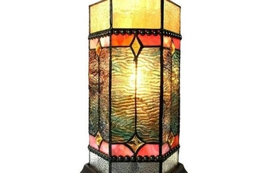 Stained Glass 2-Light Table Lamp