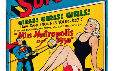 Superman #63 (DC, 1950) Condition: VG-. Toyman appearance. Al...