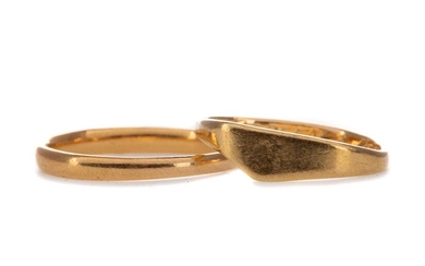 TWO GOLD RINGS
