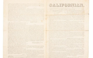 Third issue of the Californien newspaper, 1846
