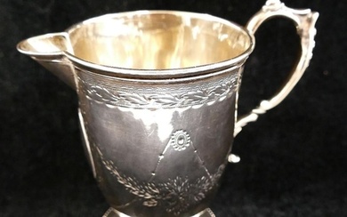 This lot has been WITHDRAWN - A Victorian silver cream jug, ...