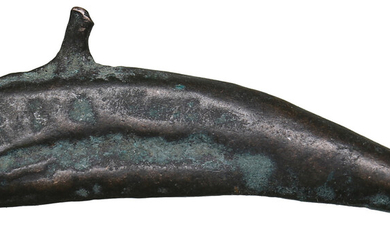 Thrace, Skythia, Olbia Cast Æ Dolphin (Circa 480-425 BC)