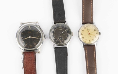 Three wristwatches by Lanco