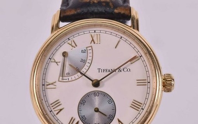 Tiffany Men's 18K Yellow Gold Wristwatch