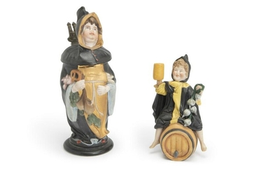 Two German "Munchner Kindl" porcelain figures