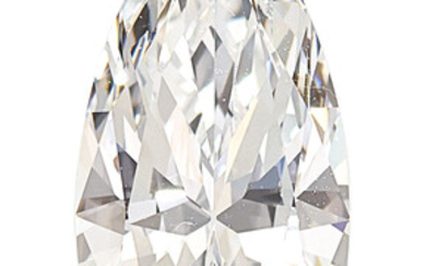 Unmounted Diamond, GIA Type IIa Diamond: Marquise-shape weighing 3.34...