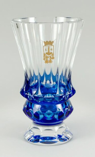 Vase, Belgium, c. 1930, Cristalleri