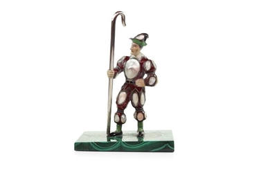 Viennese Pearl Set Figure of a Jester