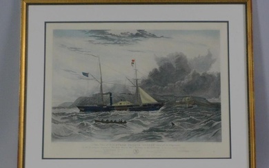 View of the H. M. Steam Frigate Geyser When Off