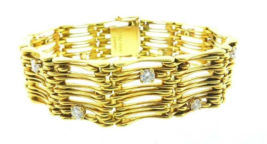 Vintage Chaumet Paris 18k Yellow Gold and 1.56 Carats