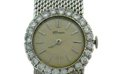 Vintage Ebel White Gold Diamond WATCH Retailed by H.