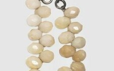 Vintage "Ellen Original" Necklace With Agate Drop