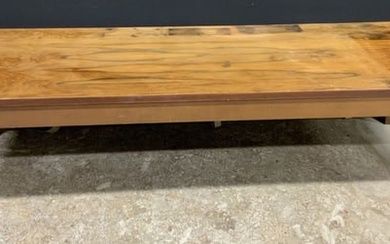 Vintage Rectangular Wooden Coffee Table