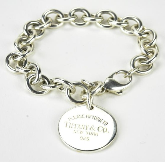 Vintage Return to Tiffany Sterling Charm Bracelet