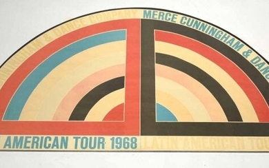 Vintage poster designed by Frank Stella