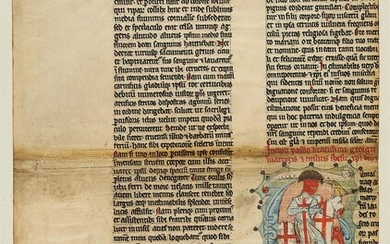Ɵ Vitae sanctorum, in Latin, manuscript on parchment [Germany, Rhineland, c.1300]